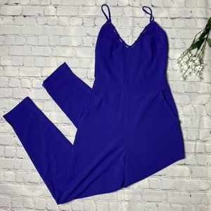 Women’s Bebe Blue Jumpsuit Size 4